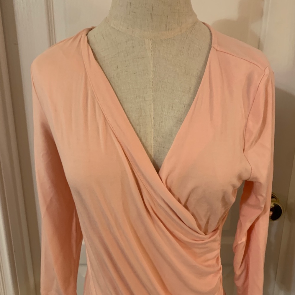 Talbots Ruched Top - Picture 2 of 5
